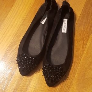 Heart Beaded Flats